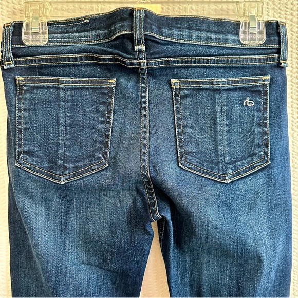rag & bone Women's Blue Kensington Skinny Jeans Size: 26 - Picture 4 of 9
